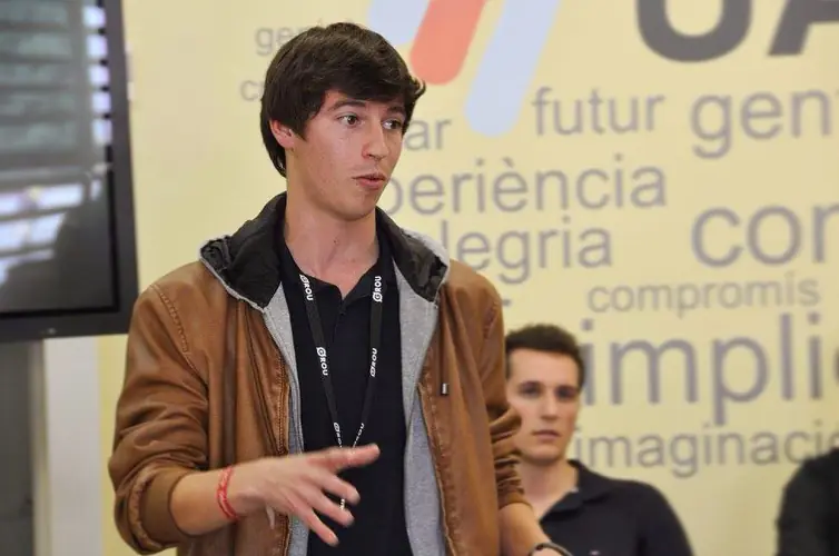 Alex Romaní durante una jornada