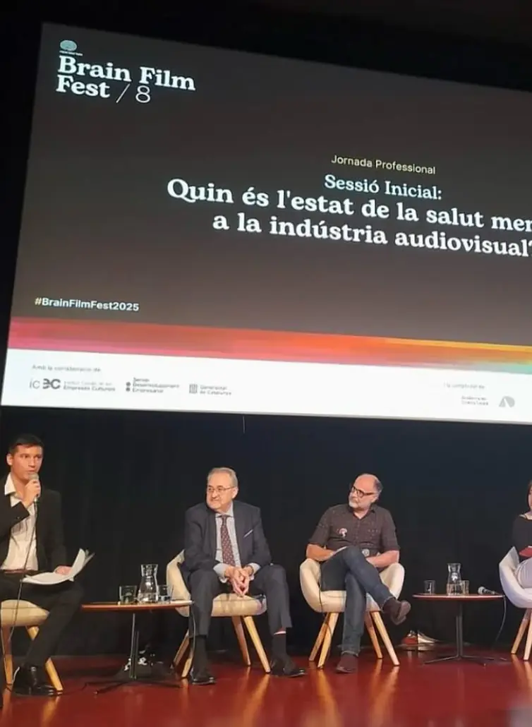 Alex Romaní en una ponencia