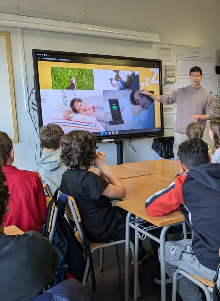 Alex Romaní dando clase
