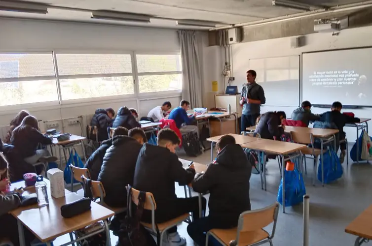 Alex Romaní en una sesión formativa