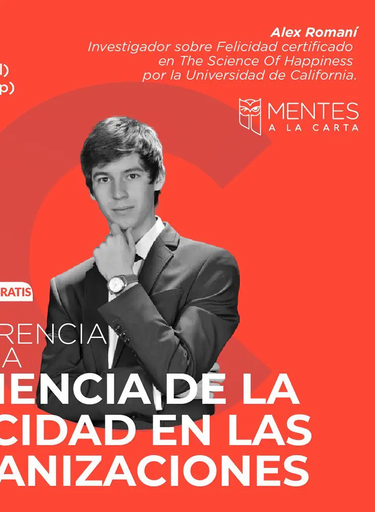 Alex Romaní durante una conferencia